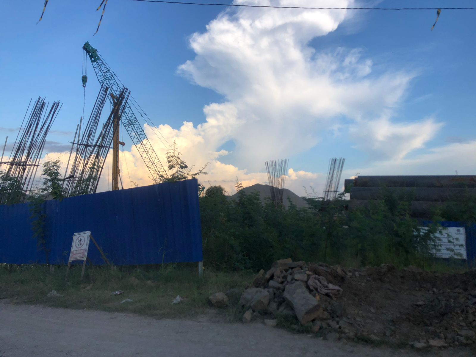 FOTO : Pembangunan Jembatan Sebulu, Kukar .